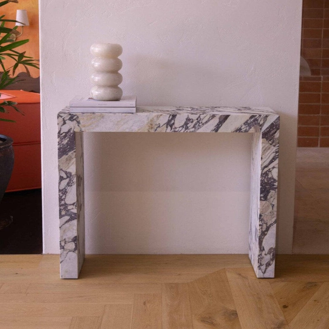 Calacatta Viola Marble Rectangular Console Polished (W)12