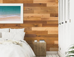 Classic Originals 1/4 in. x 5.1 in. Real Wood Easy Install Wall Panels - Calico (20 Sq. Ft.)