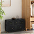 Walker Edison | Faux Leather Drawer Entryway Cabinet