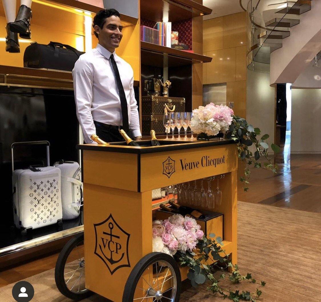 Champagne & Wine Bar Cart