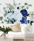 Blue Floral Bouquet Wallpaper