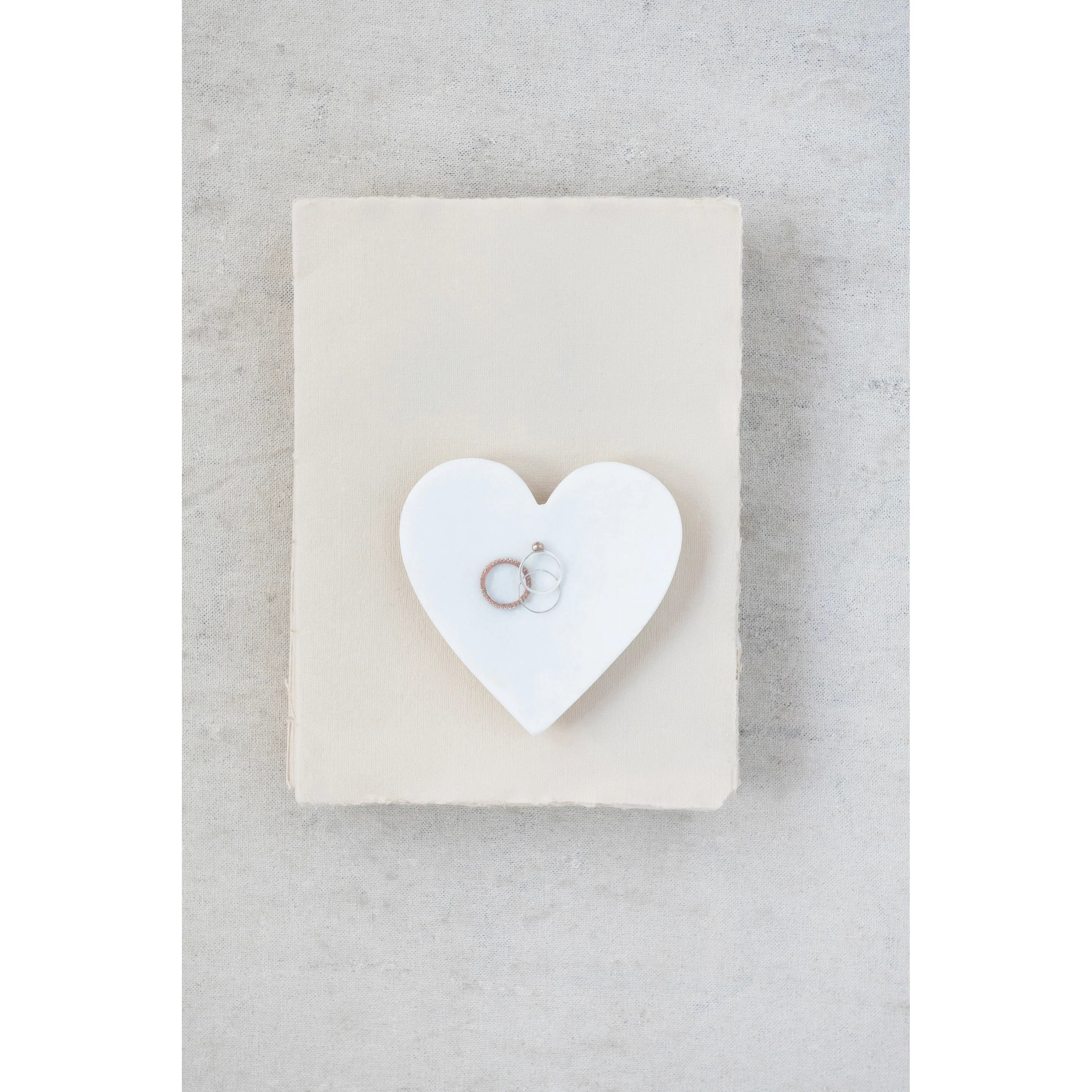 Heart Shaped Marble Dish