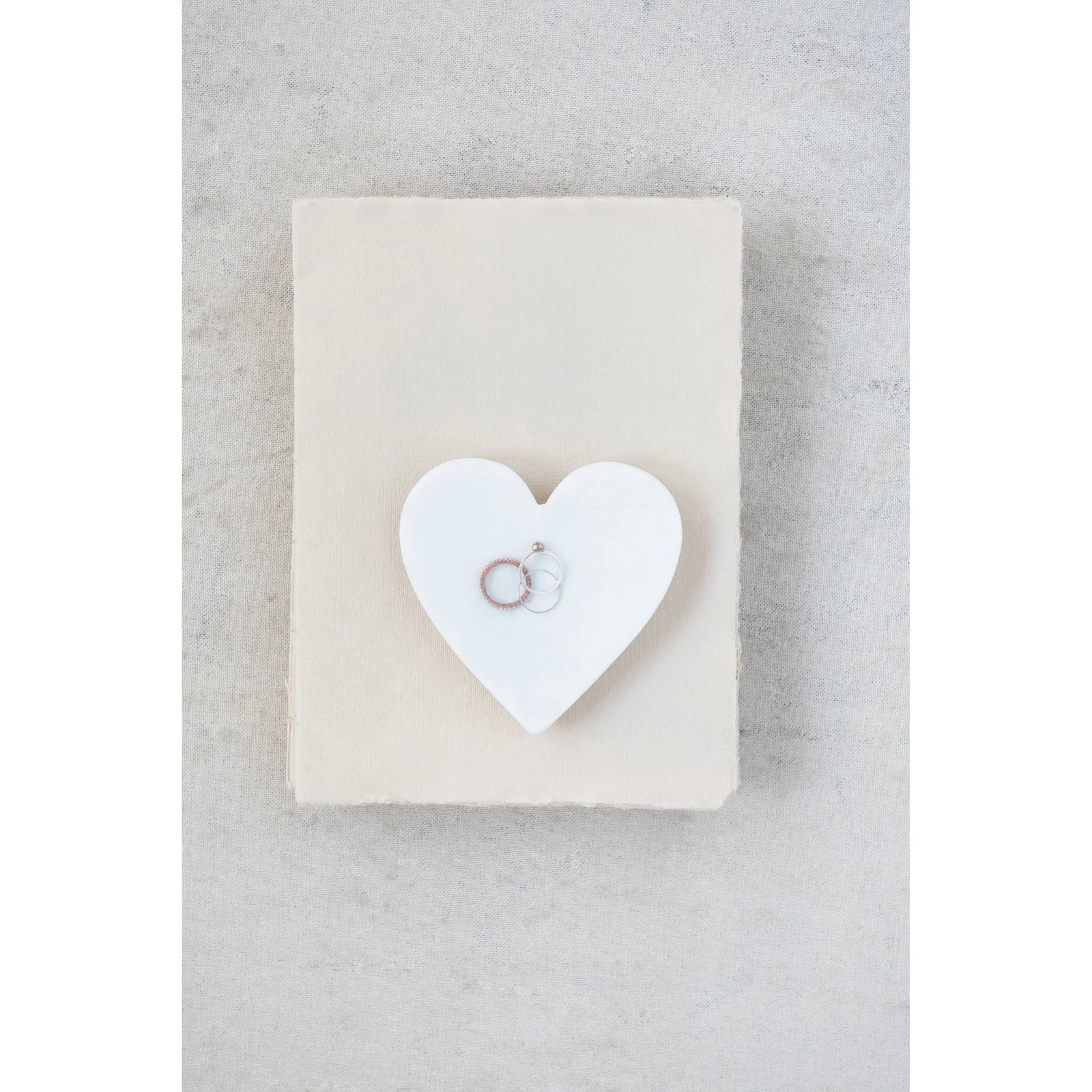 Heart Shaped Marble Dish