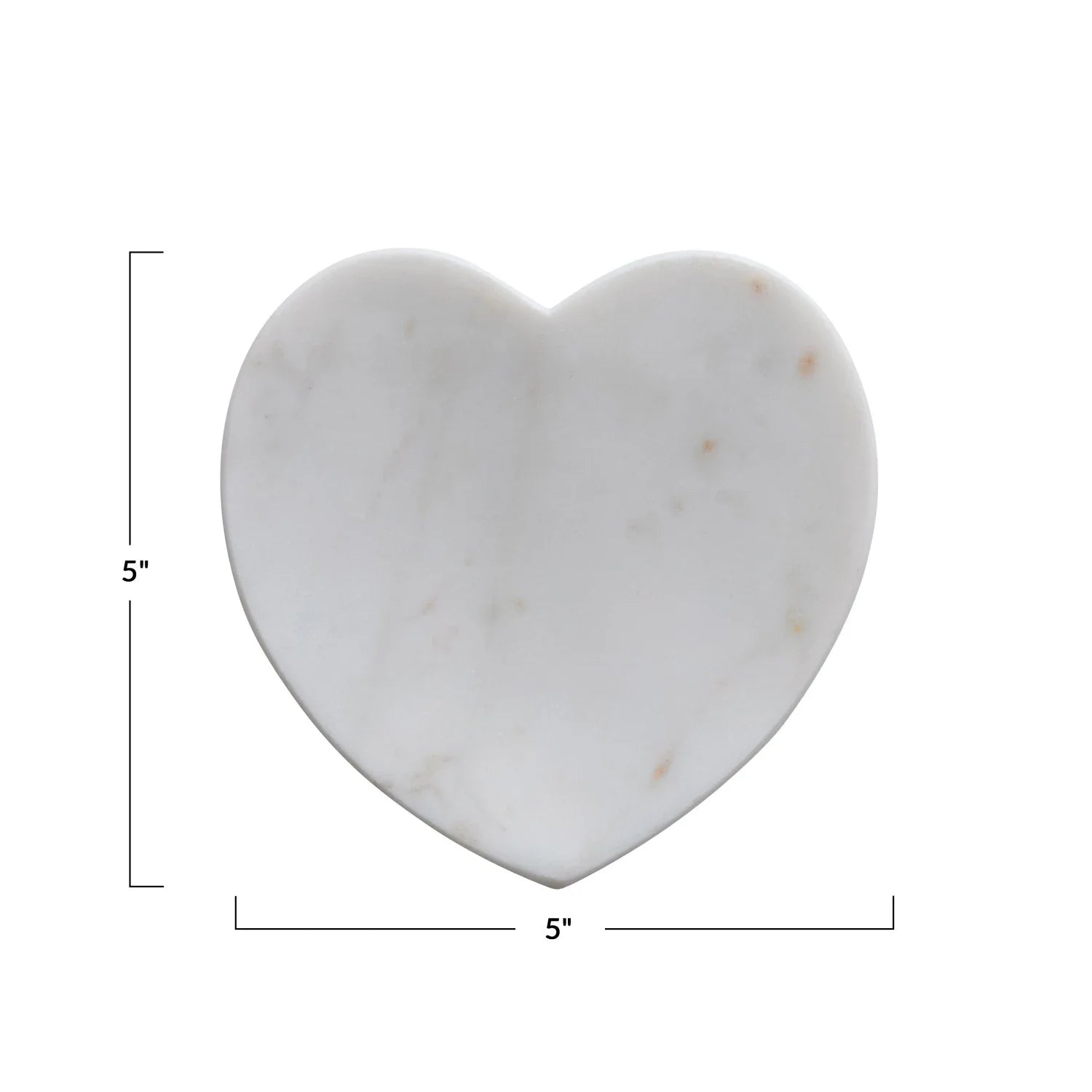 Heart Shaped Marble Dish