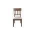 Donham Set of 2 Side Chairs, Brown