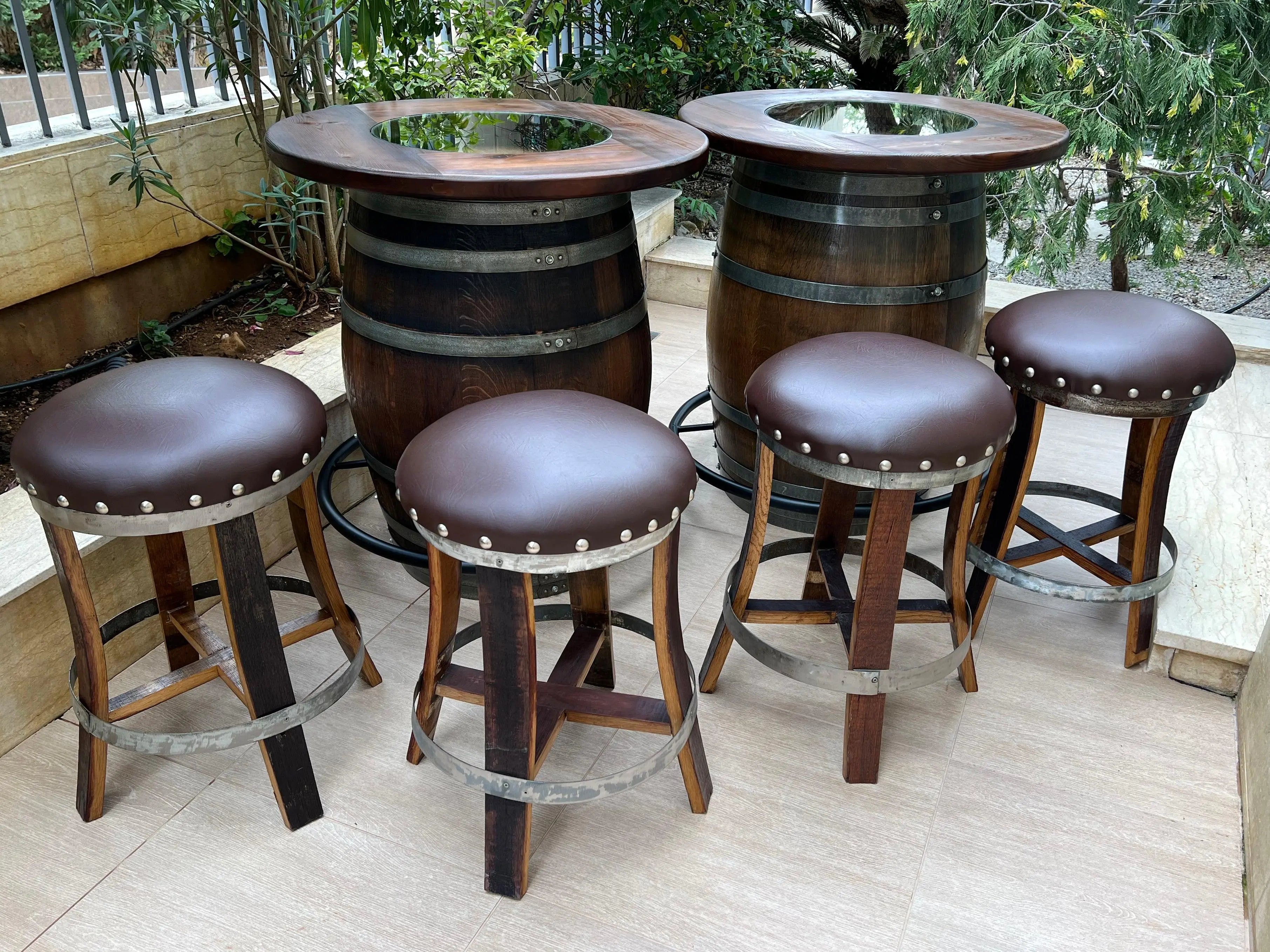 Double Barrel Bar Bistro Set (January Pre-order)