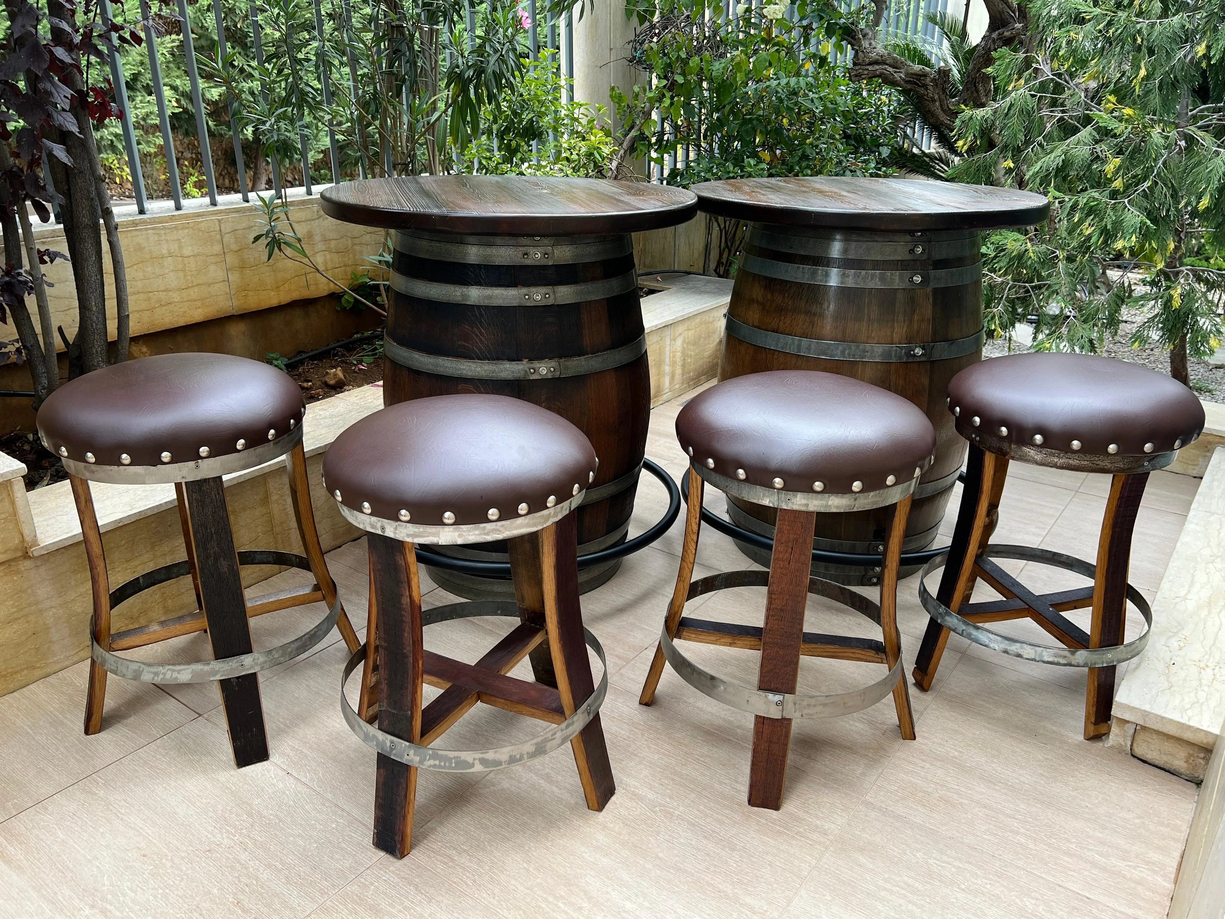 Double Barrel Bar Bistro Set (January Pre-order)