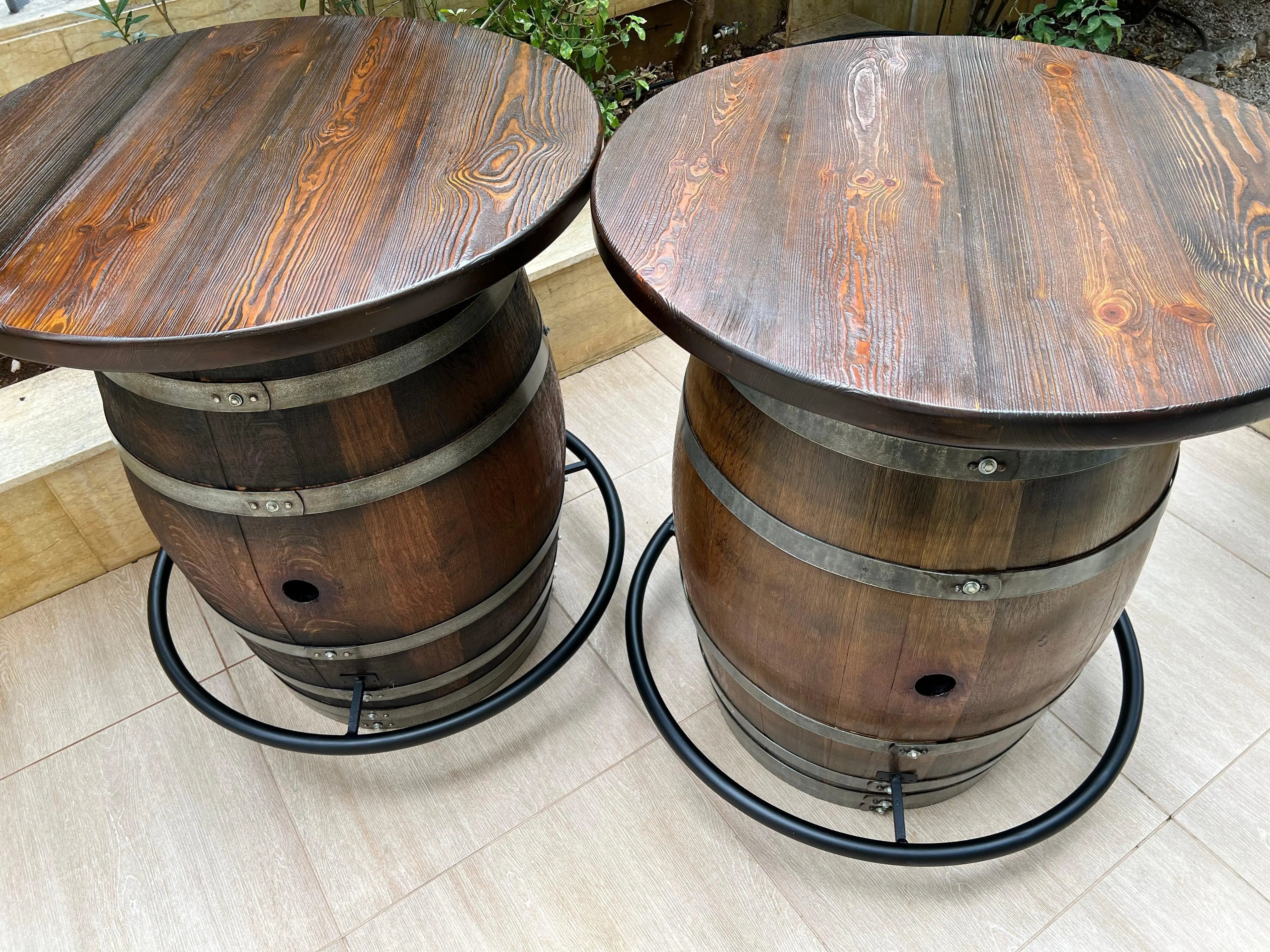 Double Barrel Bar Bistro Set (January Pre-order)