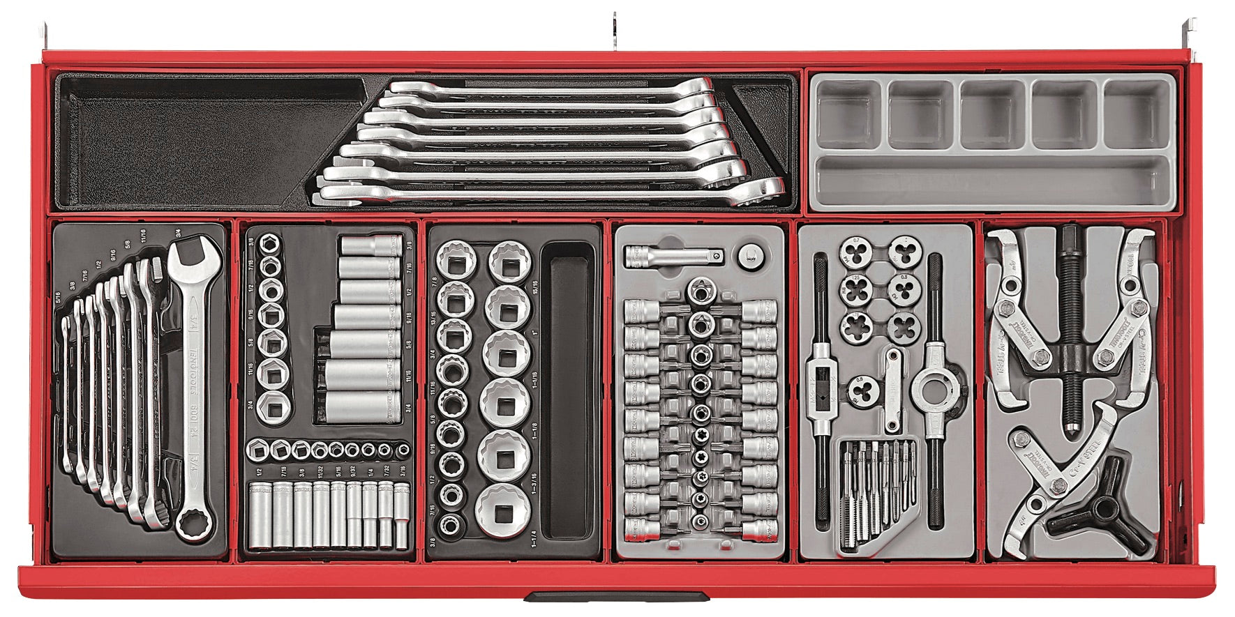 Juego de herramientas de 37 pulgadas de ancho y 622 piezas de Teng Tools - TCMM622