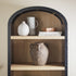 Chantelle Modern Arched Bookshelf with Open Shelves