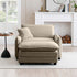 Walker Edison | Cloud Deep Sofa Chair With Ottoman