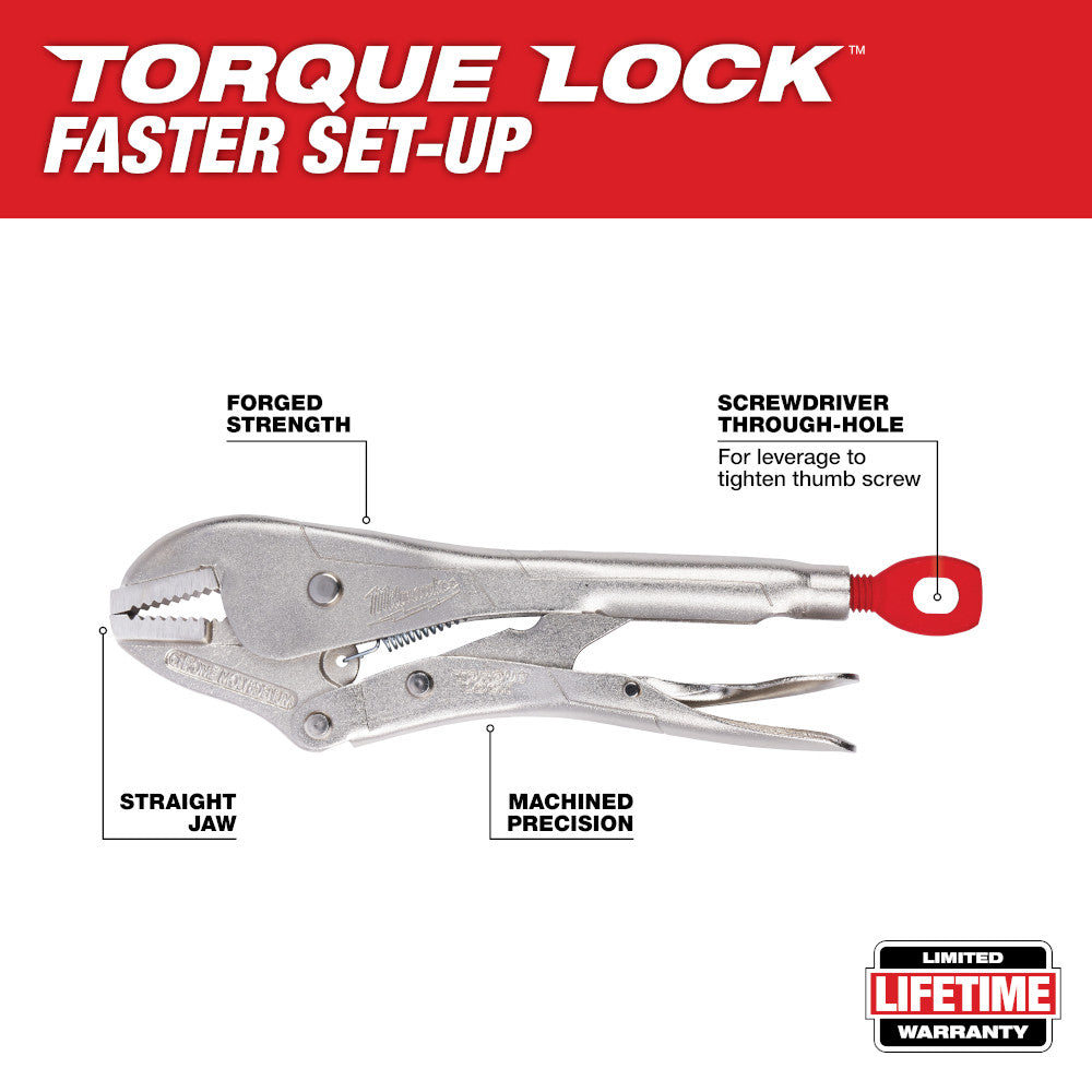 Milwaukee 48-22-3507 7 in. TORQUE LOCK™ Straight Jaw Locking Pliers