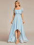 Printed Maxi Dress with Belt