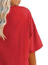 Women's Oversized Crew Neck Short Sleeve T-Shirt