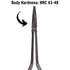 Teng Tools 11 Inch 45 Degree Bent Long Nose Long Reach Slim Jaw Pliers - AT097