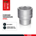 Teng Tools 3/8 Inch Drive 6 Point Metric Shallow Chrome Vanadium Sockets