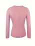 Form-Fitting Ribbed Knit Top
