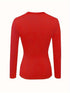 Form-Fitting Ribbed Knit Top