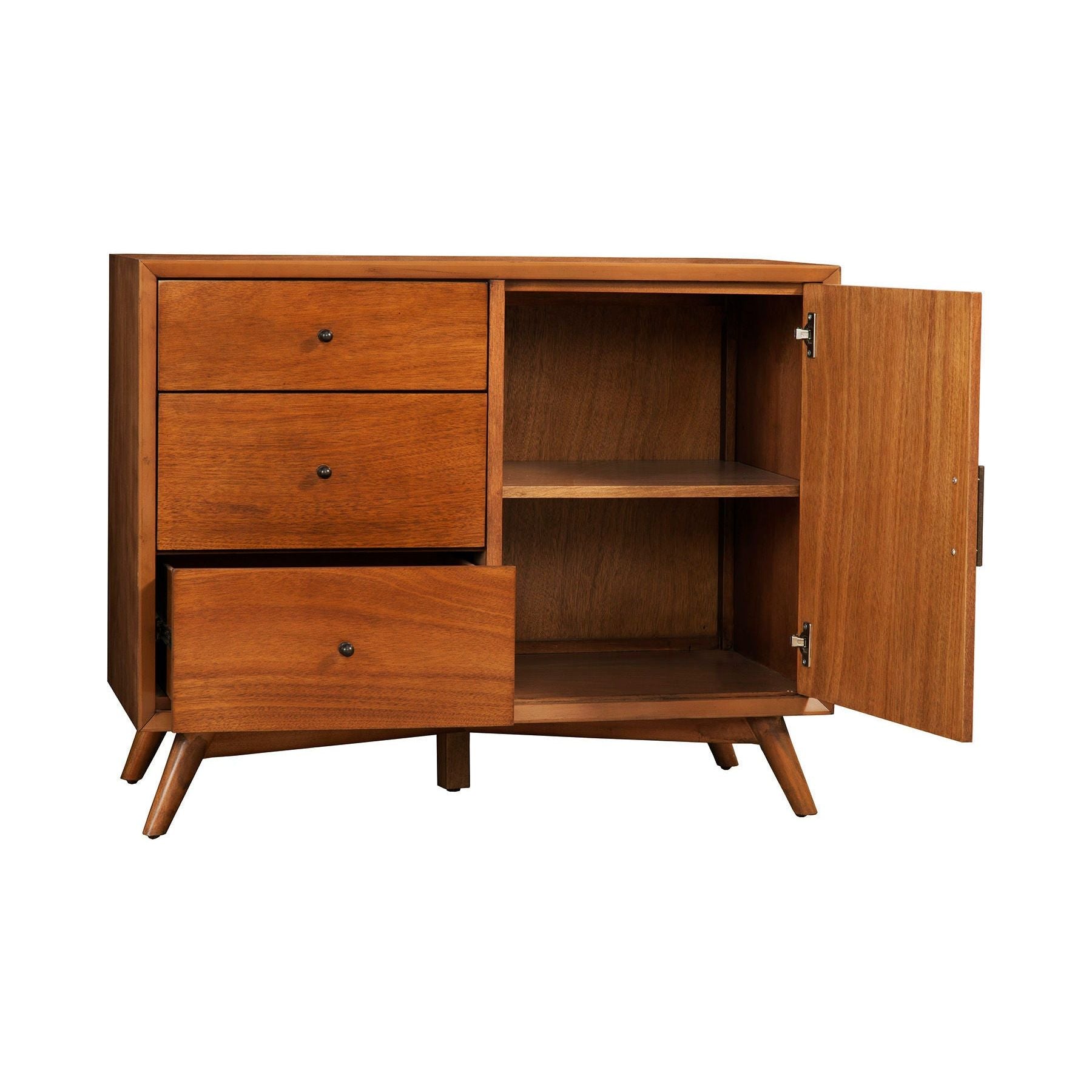 Mueble auxiliar Flynn, cerezo bellota