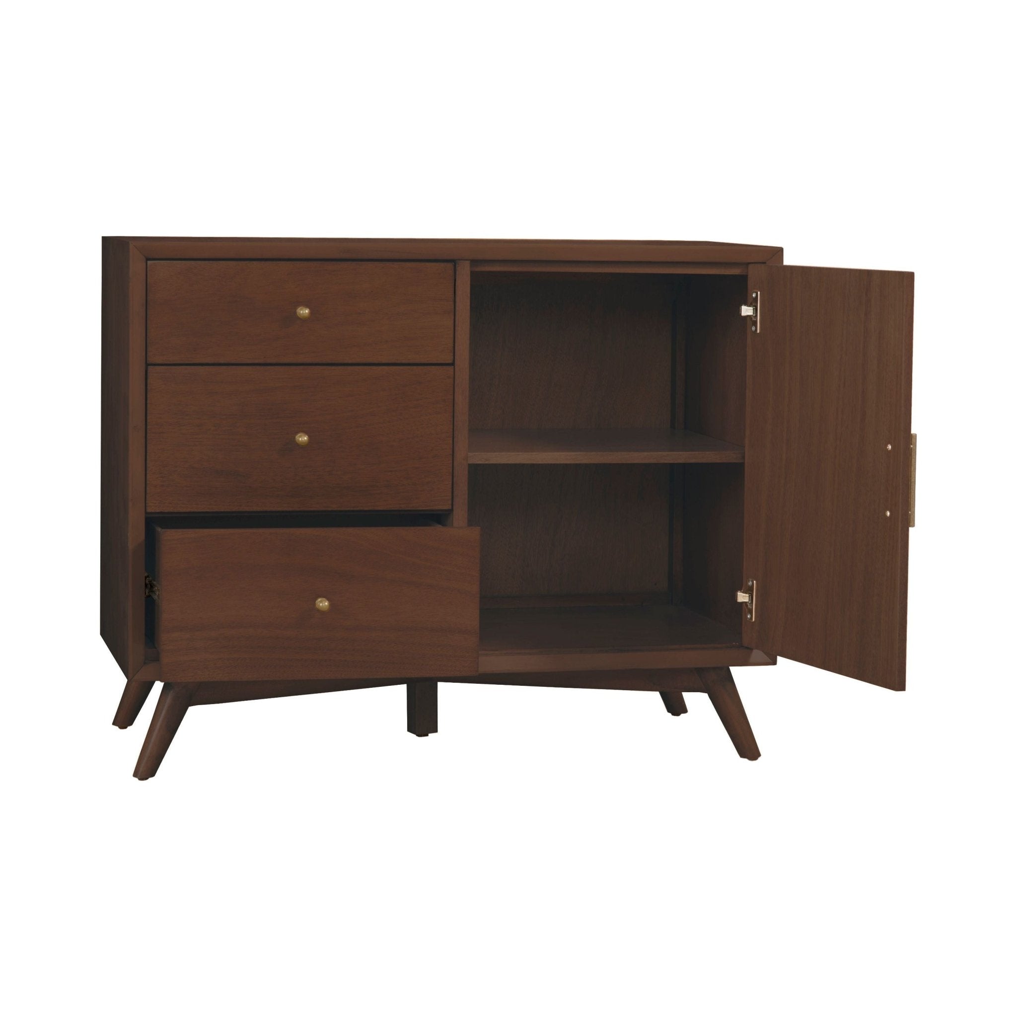 Mueble auxiliar Flynn, nogal