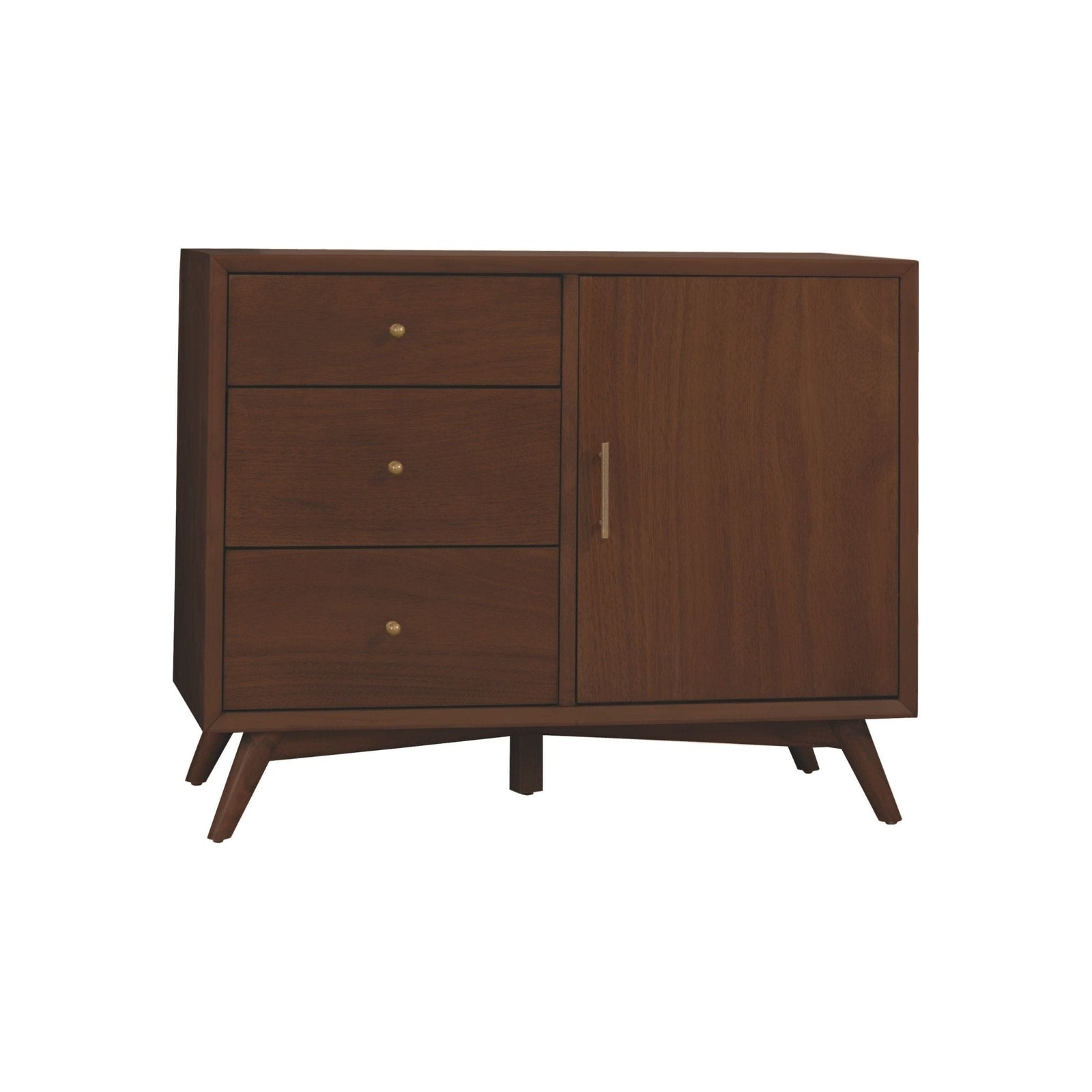 Mueble auxiliar Flynn, nogal