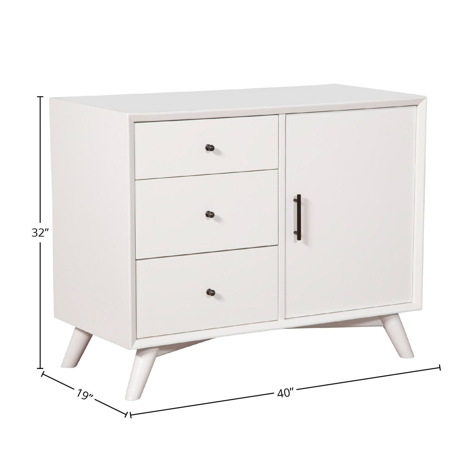 Mueble auxiliar Flynn, color blanco