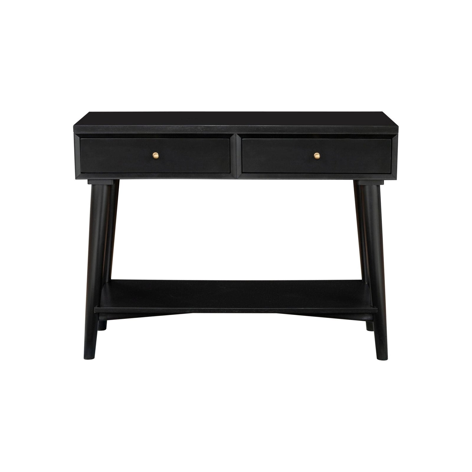 Mesa consola Flynn, color negro