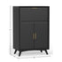 Flynn Large Bar Cabinet, Black