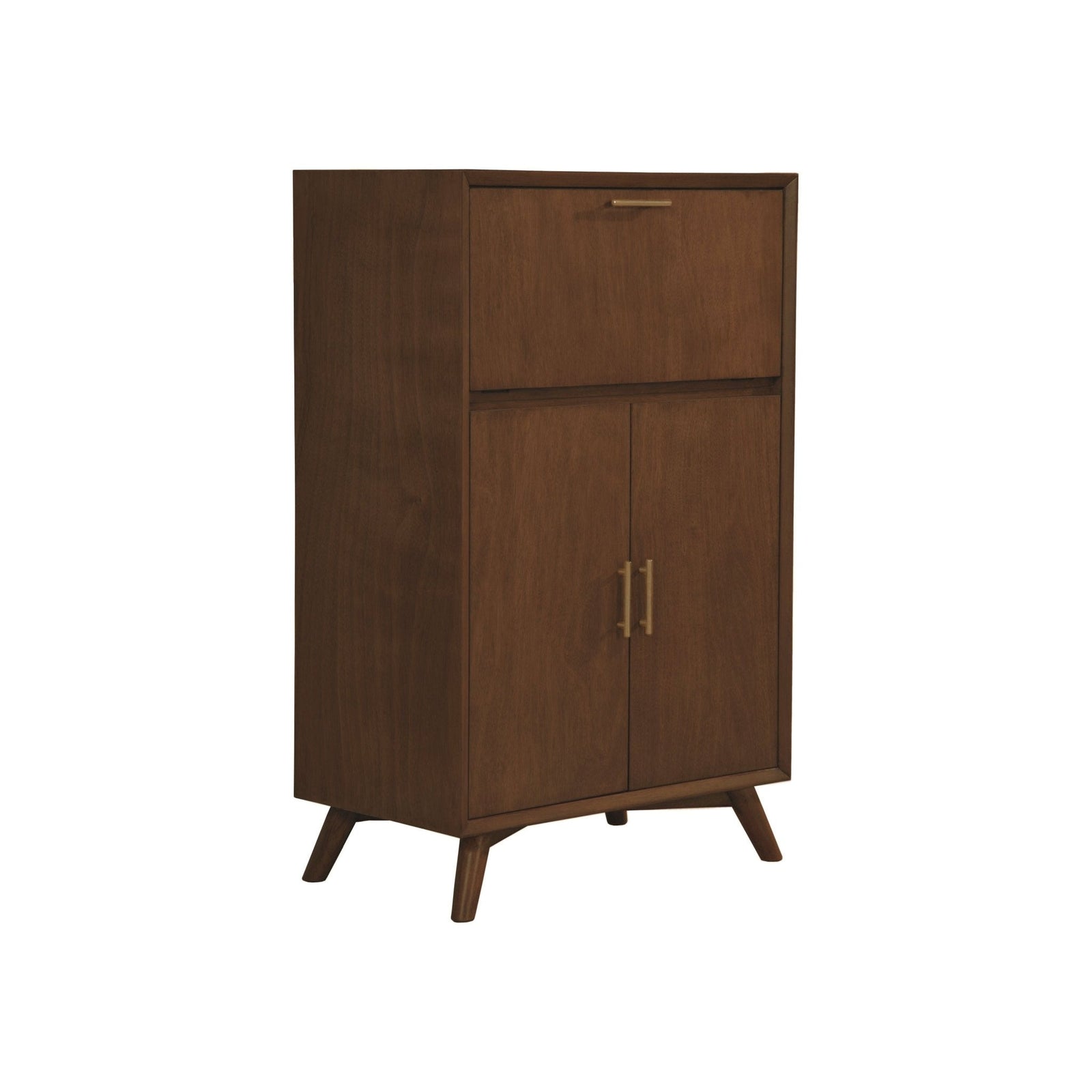 Flynn Large Bar Cabinet, Walnut