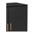 Flynn Small Bar Cabinet, Black