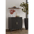 Flynn Small Bar Cabinet, Black