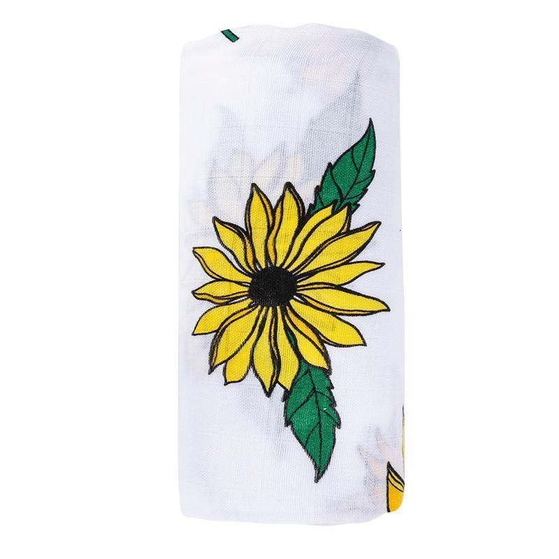 Conjunto de regalo: manta de muselina para bebé y babero/paño para eructar de Black Eyed Susan