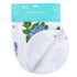 Gift Set: Hydrangeas Baby Muslin Swaddle Blanket and Burp Cloth/Bib Combo