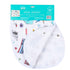 Gift Set: New Jersey Baby Muslin Swaddle Blanket and Burp Cloth/Bib Combo