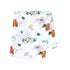 Gift Set: North Carolina Baby Muslin Swaddle Blanket and Burp Cloth/Bib Combo (Floral)