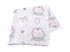 Gift Set: Southern Belle Baby Muslin Swaddle Blanket and Burp Cloth/Bib Combo