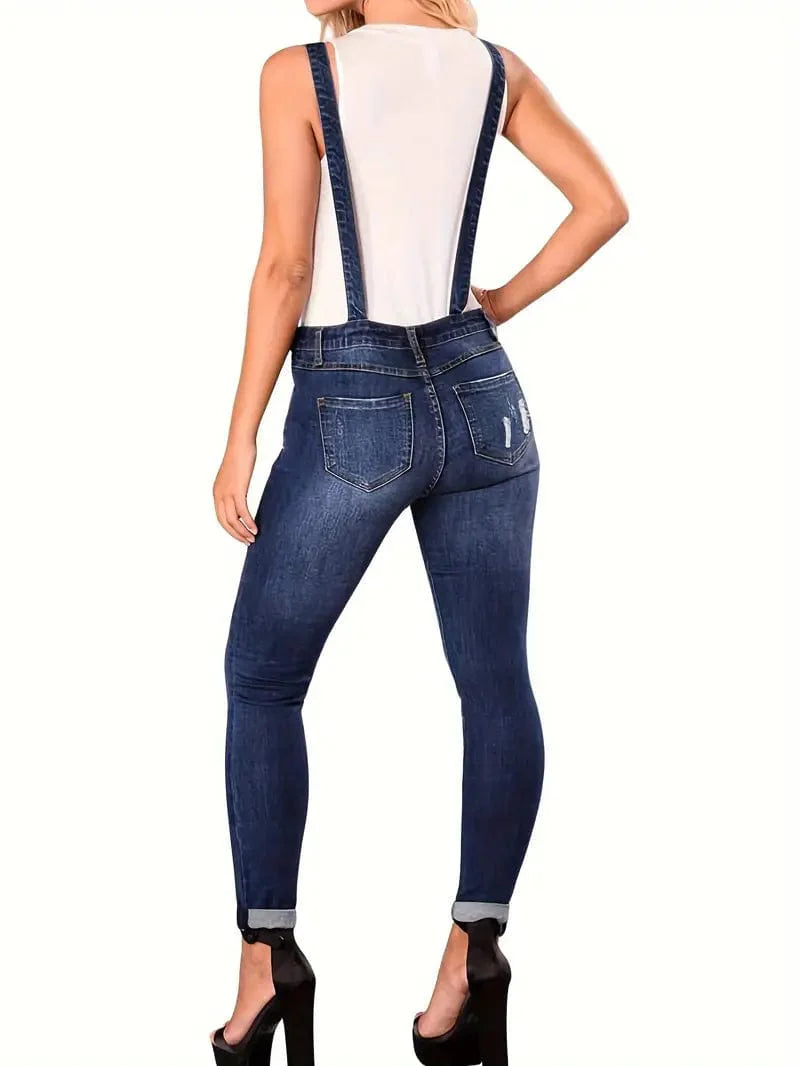 Bootcut Denim Overalls
