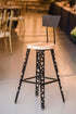 Effervescent Modern Stool, Bar Stools With Backs, Farmhouse Counter Stool, Counter Height Stool, Urban Counter Stool With Back