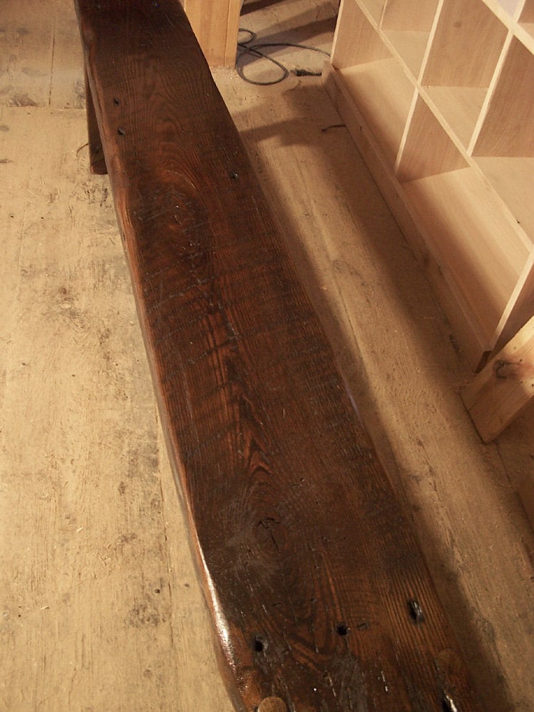 Antique Bench, Wood Bench, Narrow Entryway Bench, Plank Bench, Farmhouse Bench, Barn Wood Bench, Reclaimed Wood Bench, Hall Bench, Accent