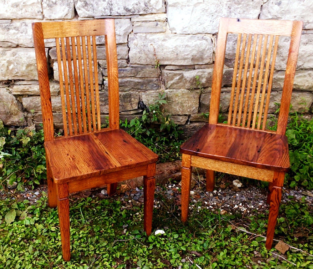 Dining Chair Great For Country Kitchen, Wormy Chestnut Dining Chair, Rustic Chair, Antique Wood Stool, Farmhouse