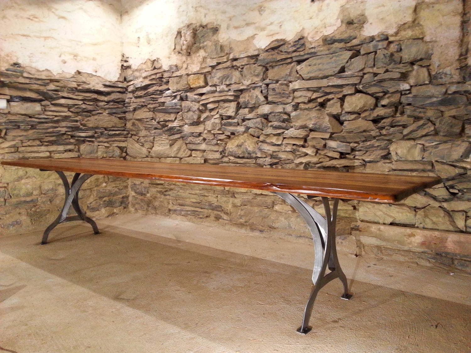 Reclaimed Conference Table - Heart Pine Table - Viking Furniture Table