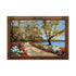 Premius Landscape Framed Wall Art, Floral Pathway, 41x29 Inches