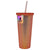 PREMIUS Studded Iridescent Tumbler With Lid and Straw, 24 Ounces