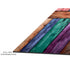 Tapete para exteriores resistente Achim Colorful Plank, multicolor, 18 x 30 pulgadas