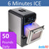 Arctic-Pro Ice Pellet Portable Ice Maker with UV Light and Ice Draw, Black-Stainless Steel