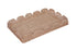 Scalloped Rattan Tray - Small