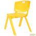 Sillas de aprendizaje apilables de plástico para niños JOON, color amarillo, 20,5 x 12,75 x 11 pulgadas, paquete de 2 (paquete de 2)