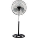 Arctic-Pro Industrial High Velocity Metal Oscillating Stand Fan, Black, 18 Inches