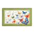 Alfombrilla antifatiga decorativa con diseño de mariposas, color verde, 45 x 76 cm