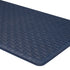 Achim Woven-Embossed Faux-Leather Anti-Fatigue Mat, Navy, 18x30 Inches